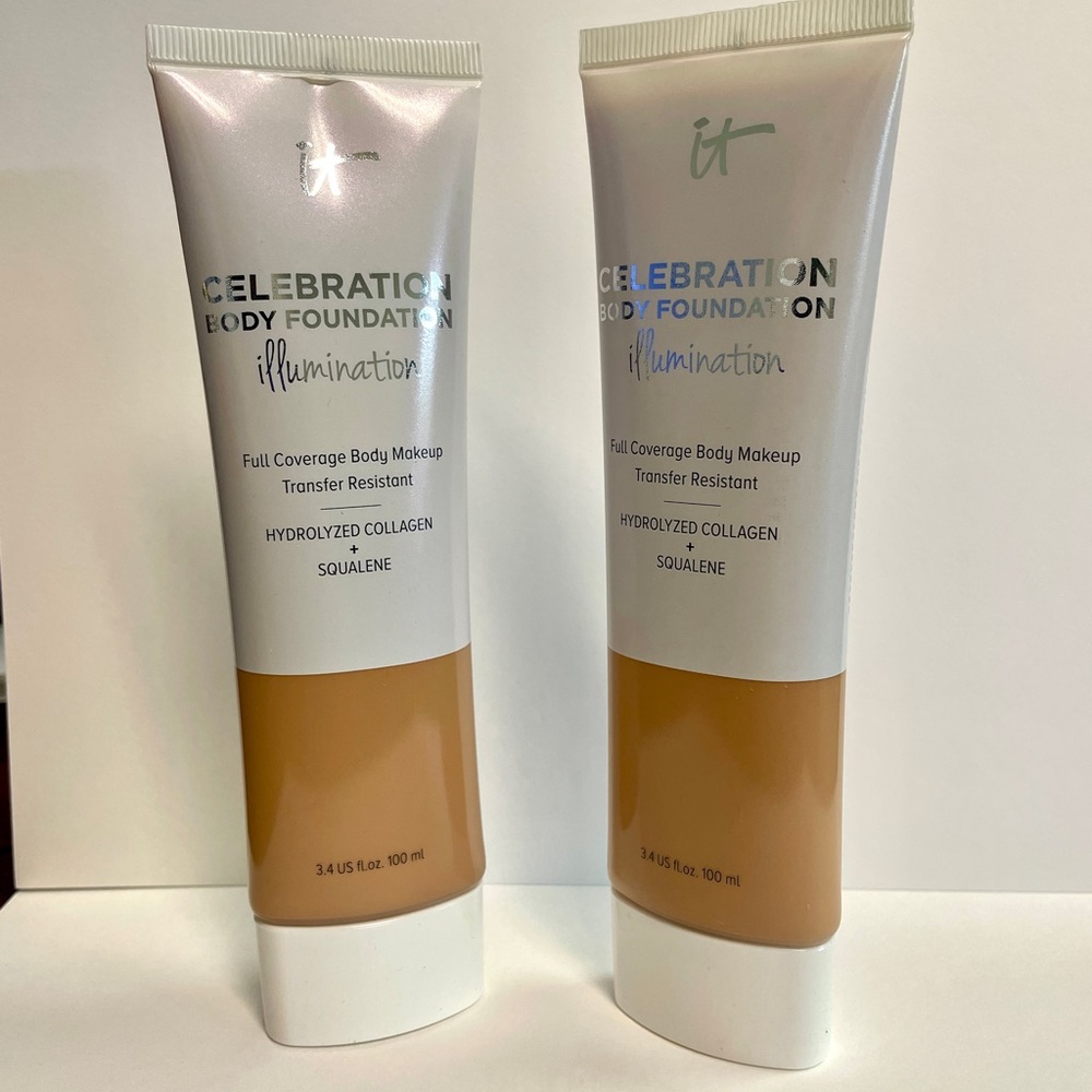 2 It Cosmetics Celebration Body Foundation Full Coverage Body Makeup MEDIUM